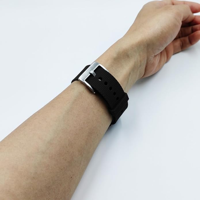 Silicone Strap Compatible for Hume Band, Soft Adjustable Replacement Strap Wristband for Hume Health Band Fitness Tracker Men Women Secure Daily Wear