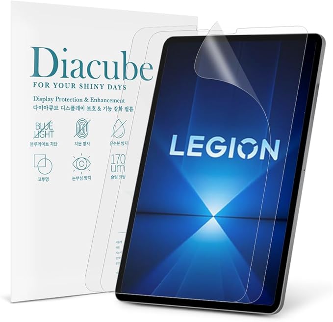 2-Pack Anti Glare Screen Protector with Blue Light Filter For Lenovo Legion Y700 Gen 5/Gen 4 8.8 inch (2026/2025), Anti-Glare Matte PET Film, Anti-Fingerprint, High Touch Sensitivity, Easy Installation