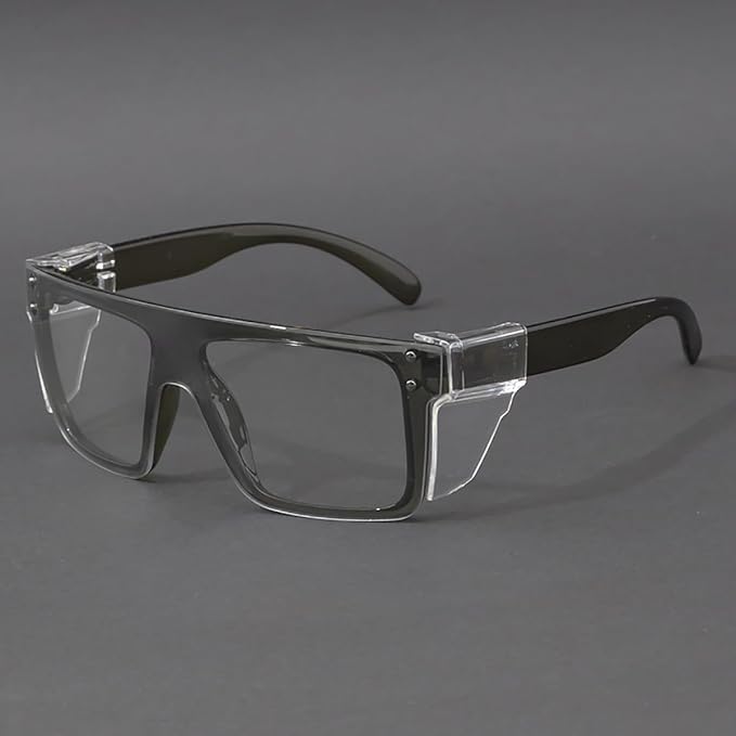 Photochromic Anti Bluelight UV400 Auto-Darkening Clear to Smoke Lens Transitional ANSI Z87.1 Safety SunglassesGlasses