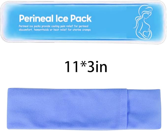 Reusable Perineal Cooling Pad for Postpartum and Hemorrhoid Pain Relief,Instant Perineal Cold Pack,Vaginial Ice Pack for Pain Relief (Color-Blue)