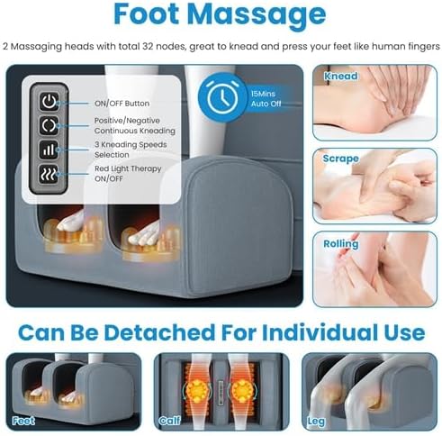 Full Body Massage Mat with Heat Massage Heating Pad Electric Vibration Massage Pad Cushion Massage Mattress Heated Chair Pad with Timer Anti-Slip Bottom Earplugs for Back Neck Foot Kneading