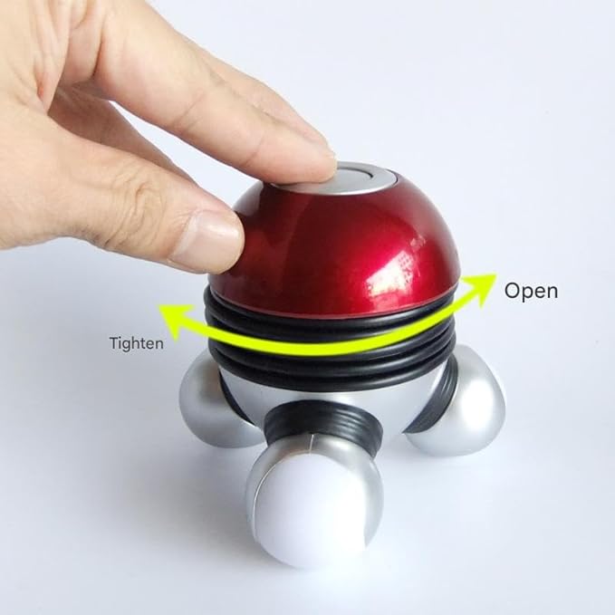 Mini Massager - Portable Compact Massage Tool for Neck Back Shoulder Leg, Rechargeable & Adjustable Vibration for Home Office Travel Use
