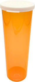 Five Star Supplies Snap Cap Plastic Pill Bottles - Easy Open Snap Cap - Pill Container Prescription Vial (Amber, 60 DRAM 140 ct.)