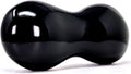 Blissful (Midnight Black)(Single) Synergy Stone - Contoured Hot Stone Massage Tool - Relaxing and Therapeutic for Neck, Back, Legs, Feet - Ultra-Smooth for Massage on Skin with Oil or Over Clothes