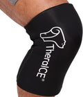 TheraICE Knee Ice Pack Wrap Compression Sleeve for Injuries | Reusable Gel Cold Packs Brace Plus Cold Wrap Recovery for Meniscus Tear, ACL Post Surgery, MCL Pain Relief Without Machine | Women & Men