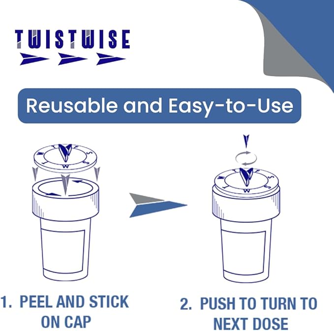 Twistwise™ Once Daily Pill Reminder Dosage Dial - 3 Pack