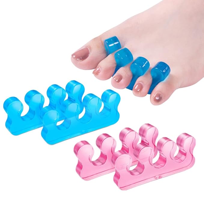 Pedicure Toe Separators for Bunion & Nail Polish Orthopedic Gel Toenail Dividers, Soft Gel Pedicure Kit Suitable for Salon Supplies, Beauty Tools for Toenail Separation