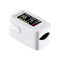 Berrcom Fingertip Pulse Oximeter with LED Display & Multi-Parameter Tracking (SpO2, PR, PI), Fast & Accurate Blood Oxygen Monitor, Includes Batteries & Lanyard (White)