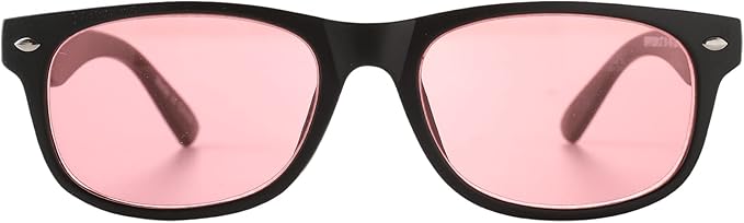 SomniLight FL-41 Light Sensitivity Glasses for Florescent Light Sensitivity, Photophobia, and Migraines (Wayfarer Style)