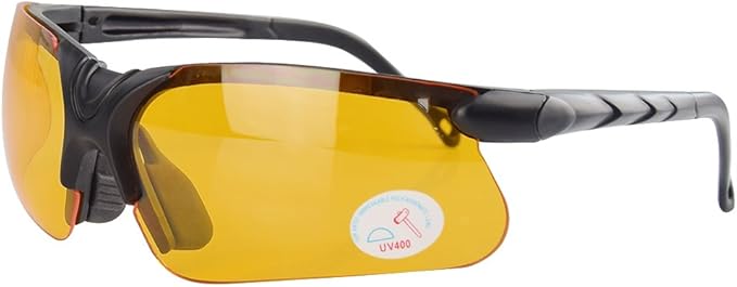 xaegistac Shooting Glasses with Case Anti Fog Hunting Safety Glasses for Adults
