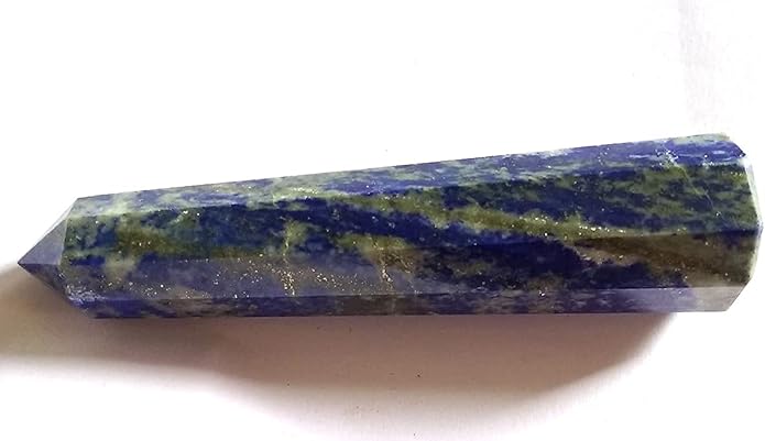 WholesaleGemShop 3 Inch Gemstones Obelisk Tower Jumbo Facet Aura Rock Crystal Natural Polished Earth Wand Spirit