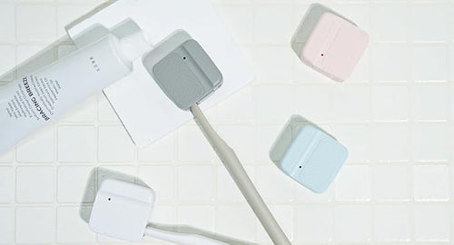 1 Pack White Portable Toothbrush Purifier - Compact and Lightweight Toothbrush Sterilizer for Daily Use.