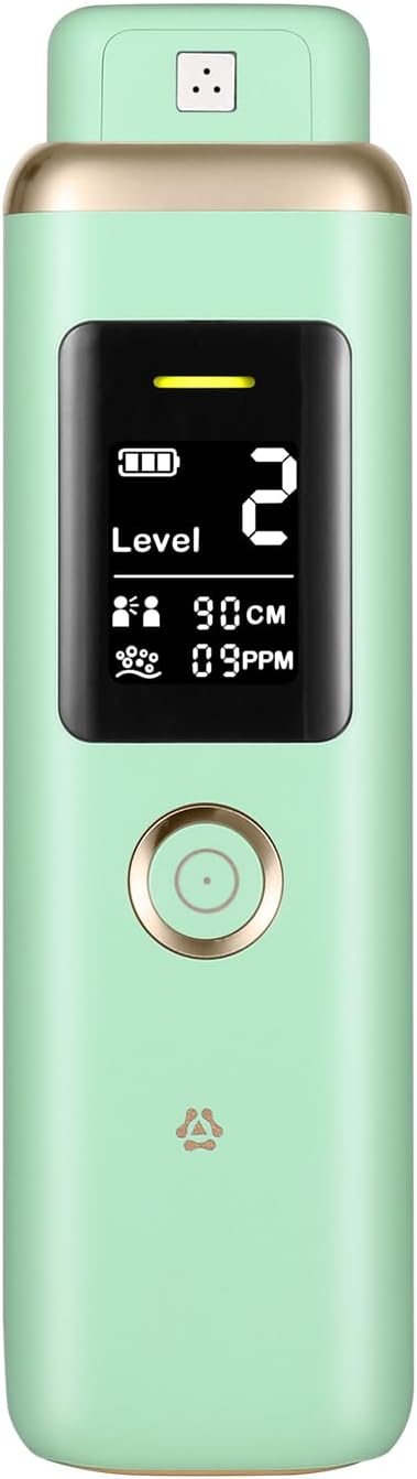 Oral Odor Freshening Monitor - Portable Bad Oral Odor Detector, Smart Oral Meter Device Focused on Oral Cavity Tester with Odor Checking, 32 - bit Chip for Precise Bad Smell Detection - Green