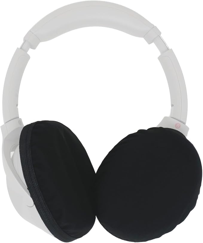 RadiArmor RF Blocking Headphone Covers – Shielding for Over-Ear Wireless Bluetooth Headphones – Reduces RF Exposure Between 90-98% (Black, Large)