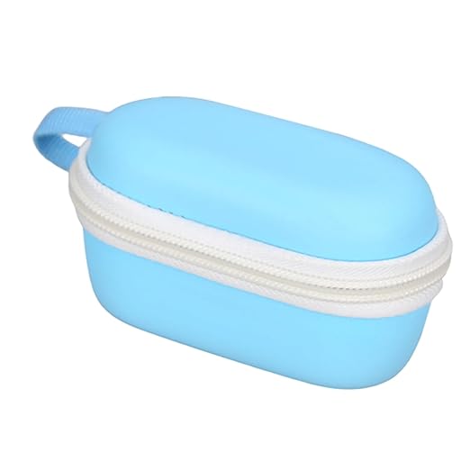 Fingertip Pulse Oximeter Case for Zacurate for HealthTree for Vibeat Children Digital Fingertip Pulse Oximeter Blood Oxygen Saturation Monitor (Blue-Case Only) (Black)