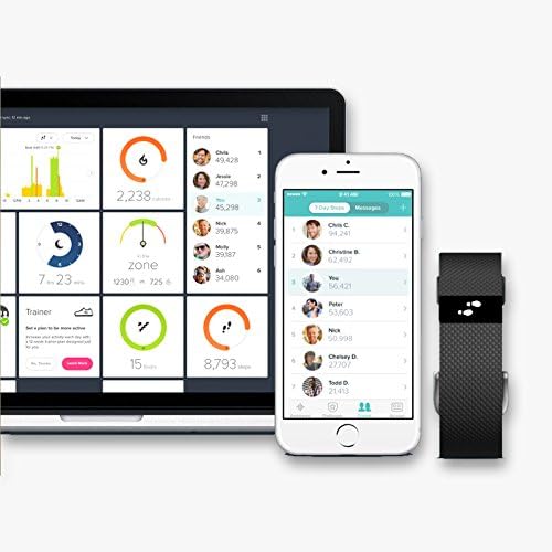 Fitbit Charge HR Activity + Heart Rate + Sleep Wristband, Small, Black