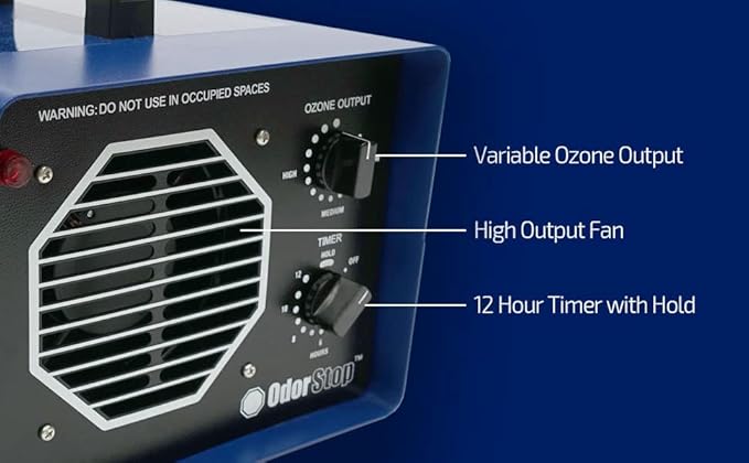OdorStop Professional Grade Ozone Generators for 1500 sq ft