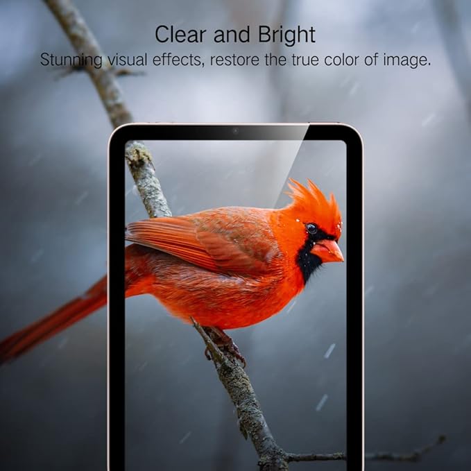 PERFECTSIGHT Anti Blue Light Screen Protector Compatible with iPad Mini 7 A17 Pro 7th Gen 2024 & Mini 6 6th Gen 2021 8.3 Inch, [Eye Protection] HD Clear Filter 6 Radiations Tempered Glass [1 Pack]
