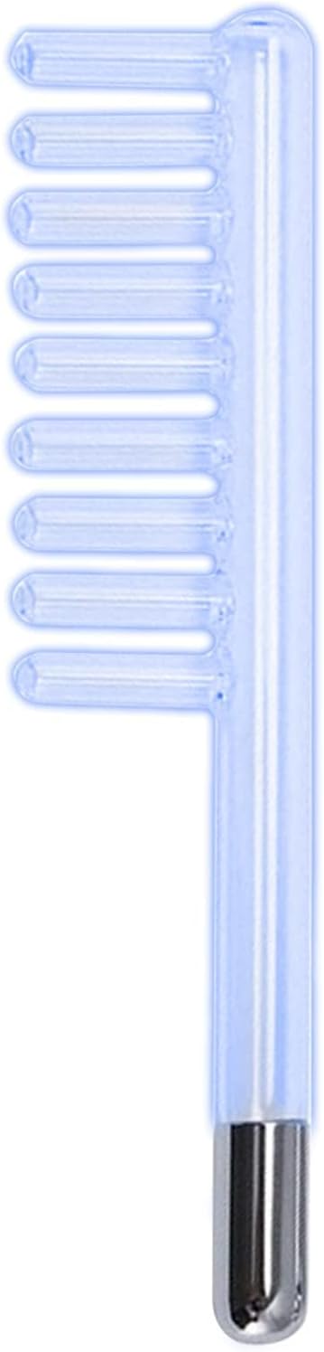 Electrode Wand Glass Tube Handheld Spare Parts for Hi Frequency Instrument Elitzia ETJX006AS (Blue comb)