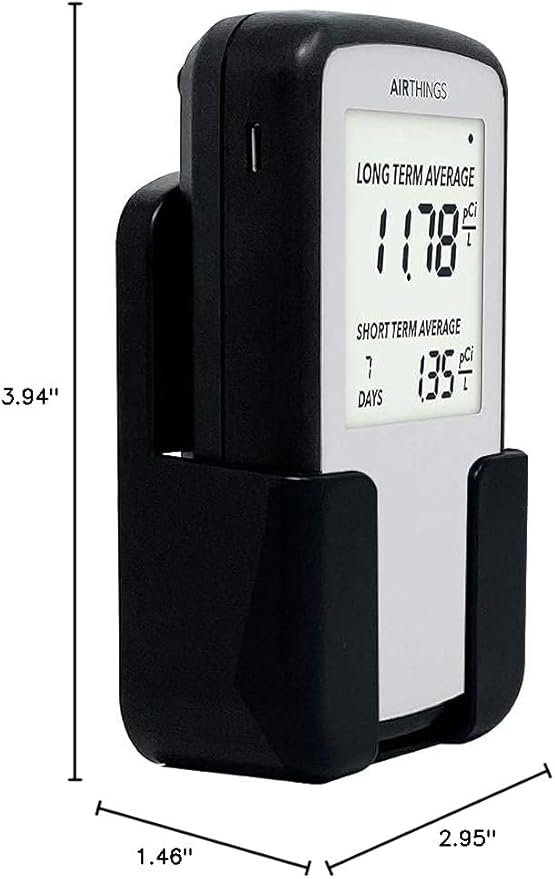 Multiple Purposes Case for Corentium Home Radon Detector by Airthings, for Desktop and Wall-Mounted