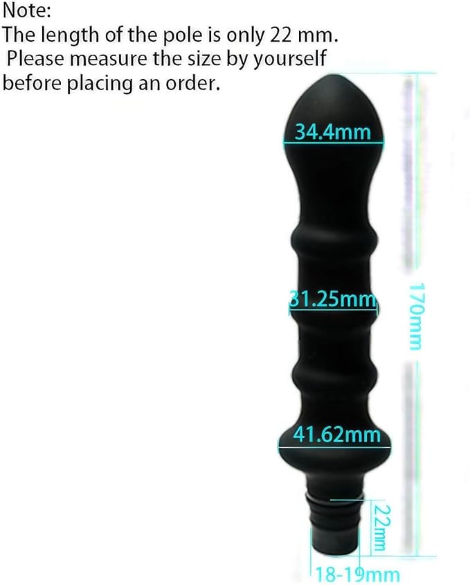 Massage Gun Attachments,Silicone Massage Gun Heads,Deep Tissue Percussion Trigger Point Massage Replacement Head, Plug and Play Comfort Tools (Color : D, Size : 18MM-19MM)