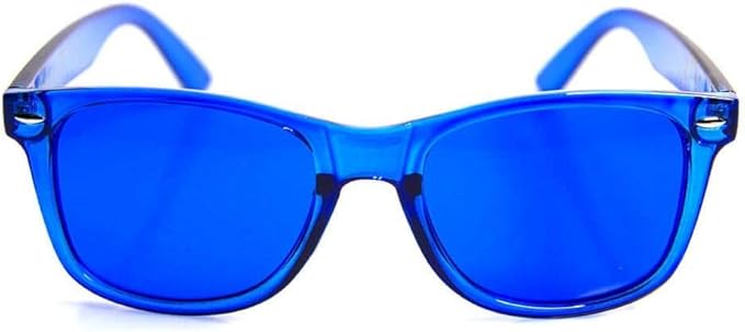 GloFX Color Therapy Glasses - 2 Pack - Chakra Mood Light Therapy Chromotherapy Glasses
