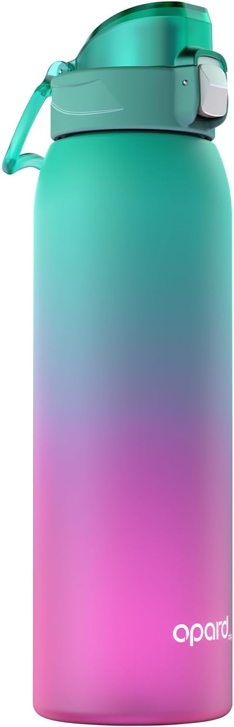 Opard 30oz/32oz Sports Water Bottle with Leak Proof Flip Top Lid BPA Free Tritan Reusable Plastic for Gym and Outdoor, Travel Water Bottle