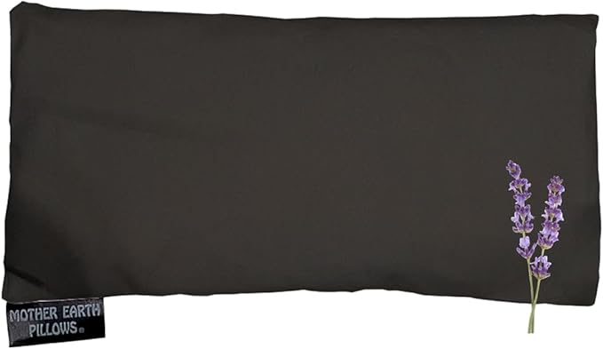 Mother Earth Pillows Therapeutic Eye Pillow (Black - Soothe Herbal Blend)