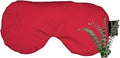 Mother Earth Pillows Sinus Flax Pillow for Natural Relief (Red - Breathe Herbal Blend)