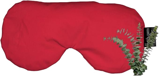 Mother Earth Pillows Sinus Flax Pillow for Natural Relief (Red - Breathe Herbal Blend)