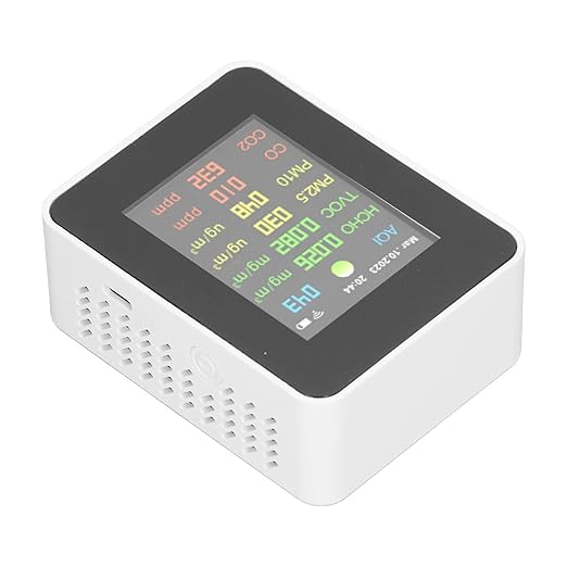 Air Quality Tester, 9 in 1 WiFi Air Quality Monitor Color LCD Digital Display, Indoor Air Quality Meters air quality monitor indoor air quality tester indoor indoor air quality monitor