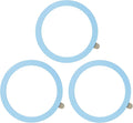 TENOC Universal Metal Ring Sticker for Magnetic Charger Compatible with iPhone/Samsung/Android All Cellphones, Magnetic Mount/Phone Holder Conversion Accessories, 3Pcs, Blue