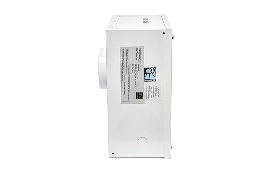 Festa AMG Patriot Radon Fan - Quiet and Energy Efficient 195 CFM Radon Mitigation System Inline Fan - 4" Electric Waterproof Inline Duct - Powder-coated steel – White
