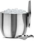 Snowfox XL - Insulated Ice Bucket with Lid/Scoops, Premium Vacuum Insulated Stainless Steel Ice Buckets for Parties, Ice Box, Home Bar Accessories, Parties Supplies, Bar Decor, 7L