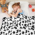 yescool Cow Print Weighted Blanket 10 Pounds Twin Cooling Weighted Lap Blanket, Heavy Blanket, Comfortable Weighted Throw Blanket Gifts for 80-110lbs, 40"x60"