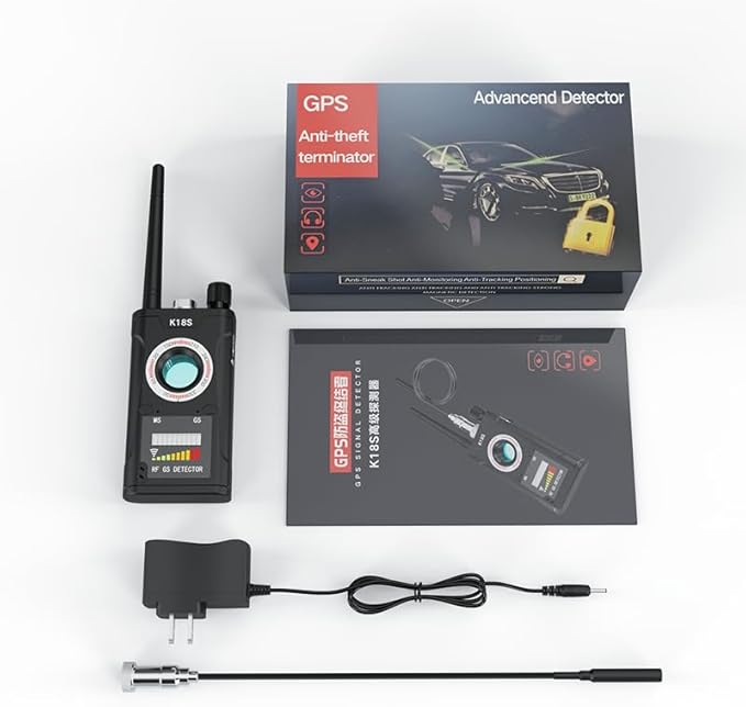 SALAN Hidden Camera Detector, RF Signal Scanner & GPS Tracker Finder, Portable Anti Spy Device for Hotel, Travel, Car, Home and Office