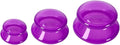 3Pcs Cupping Therapy Set-Professional Silicone Cupping, Suitable for Facial Body Massage/Deep Myofascial Release/Pain Relief/Muscle Relaxation & More (Purple,3pcs)