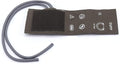 Blood Pressure Cuff with Dual Tubes for Infant 10-15 cm, Reusable PU Brown Replacement Blood Pressure Cuff, No BP Connector