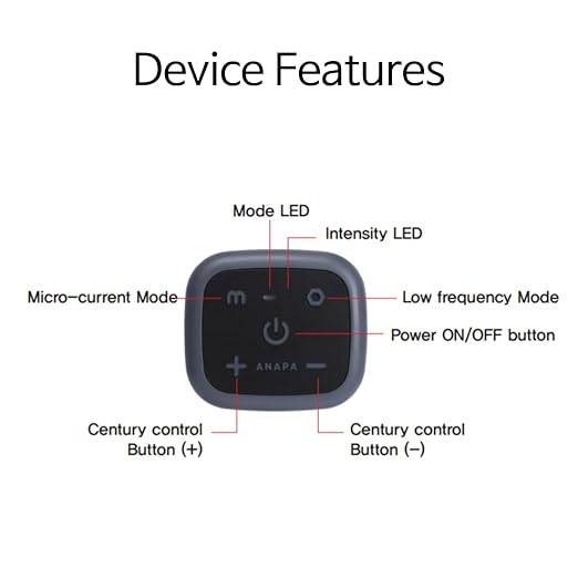ANAPA Microcurrent & Low-Frequency Foot Massager Wearable, USB Rechargeable, Portable Muscle Relaxation Device