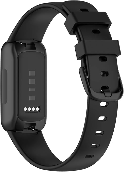 (4 Pack) Bands Straps Intended for Fitbit Inspire 3 Health & Fitness Tracker, Colorful Comfortable Flexible Silicone Band Rubber Strap Wristbands Sports Accessories for Inspire 3