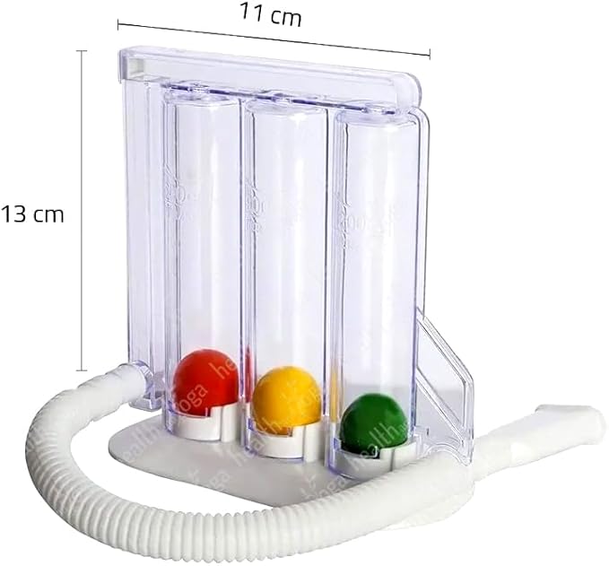 HealthAndYoga™ Deep Breathing Exerciser - Breath Exercise System