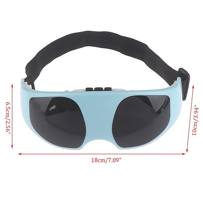 Elitzia Electric Magnetic Alleviate Eye Fatigue, Eye Massager Promote Blood Circulation ETFJY188 (Blue)