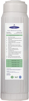 Crystal Quest Nitrate Reduction Water Filter Cartridge – High Capacity, Specialized Resin, Easy Installation, Reliable Performance 2-7/8" x 9-3/4"