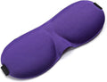 1 PCS 3D Sleep Mask for Women Men Eye Mask for Sleeping Contoured Cup Night Blindfold Mask Block Out Light for Kids Girls and Adult Purple
