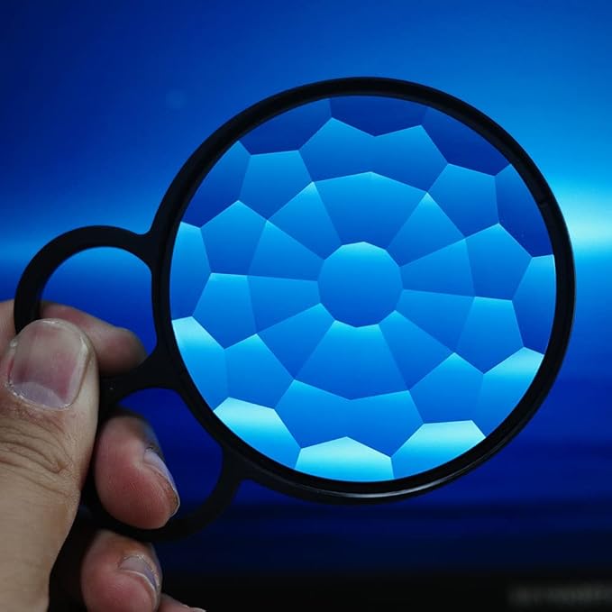 77mm Handheld Kaleidoscope Glass Prism Camera Filter Variable Number of Subjects SLR Photography Accessories