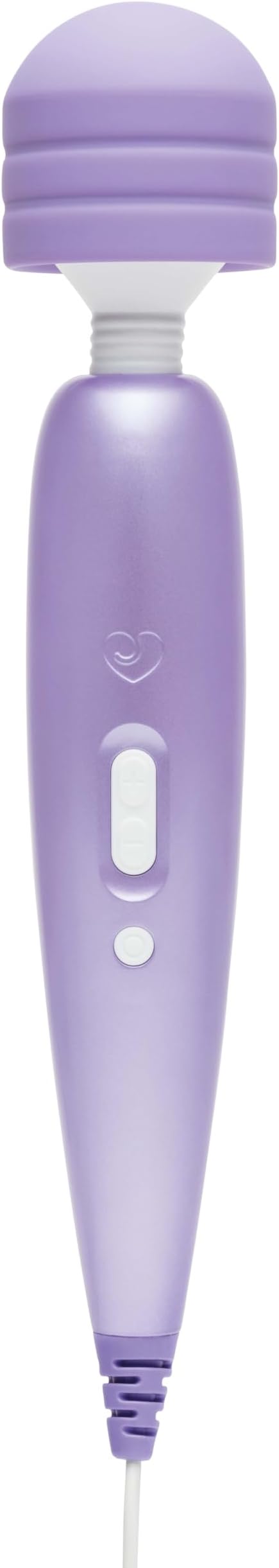 Lovehoney Powerful Electric Handheld Massager | Mains Powered Body Massage Tool with 12 Vibration Modes | Flexible Neck for Muscle Aches in Back, Neck, Shoulders, Legs | Lilac