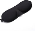 1 PCS 3D Sleep Mask for Women Men Eye Mask for Sleeping Contoured Cup Night Blindfold Mask Block Out Light for Kids Girls and Adult Black