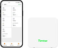 Temtop P1 Air Quality Monitor, PM2.5/PM10/Temperature/Humidity Sensor with Bluetooth App, AQI Tracking & Portable Design for Home, Office, Car, and Travel Use