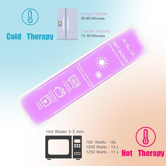 Postpartum Ice Pack, Hot and Cold Pads for After Delivery Essentials, Gel Cooling Pad, Fast Pain Relief Convenient for Perineal Recovery Helps Reduce Swelling (Purple)