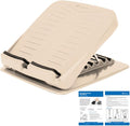 StrongTek Portable Slant Board, Lightweight 3.7 lbs, 5-Level Adjustable Calf Stretch Board (20°–50°) with Non-Slip Surface for Safe Stretching, Improved Ankle Flexibility, Balance & Rehab Anywhere